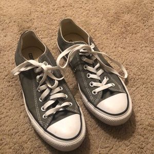 Grey low rise Converse